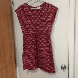 Mata Traders Red Drawstring Dress